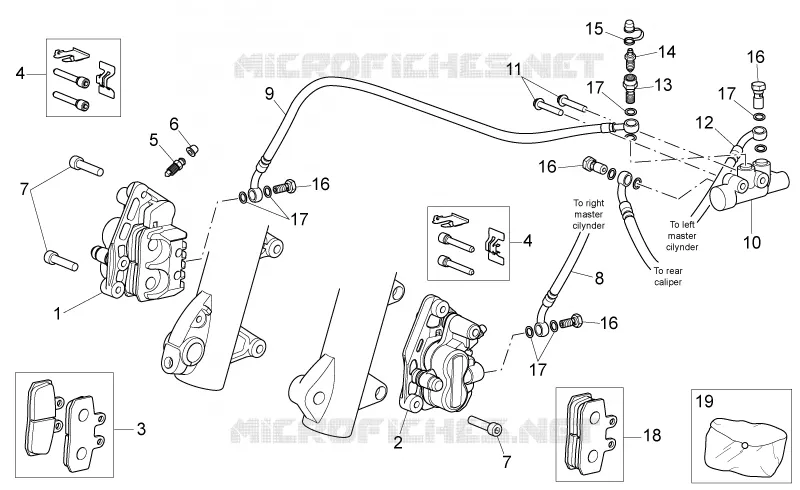 Front brake caliper
