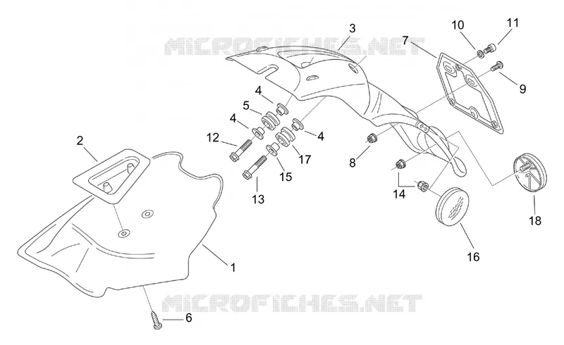 Rear body III - Mudguard