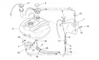 Oil and fuel tank