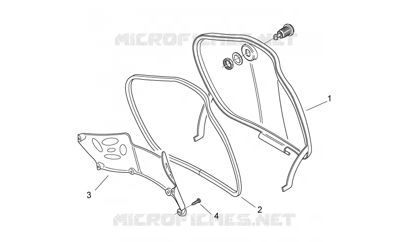Central body I - Glove comp.door