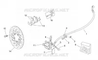 Front brake caliper