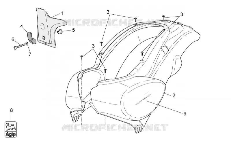 Rear body I