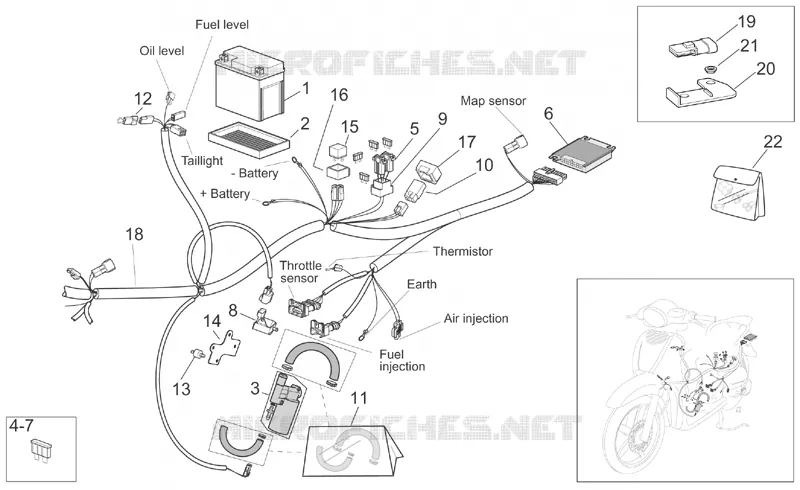 Rear electrical system