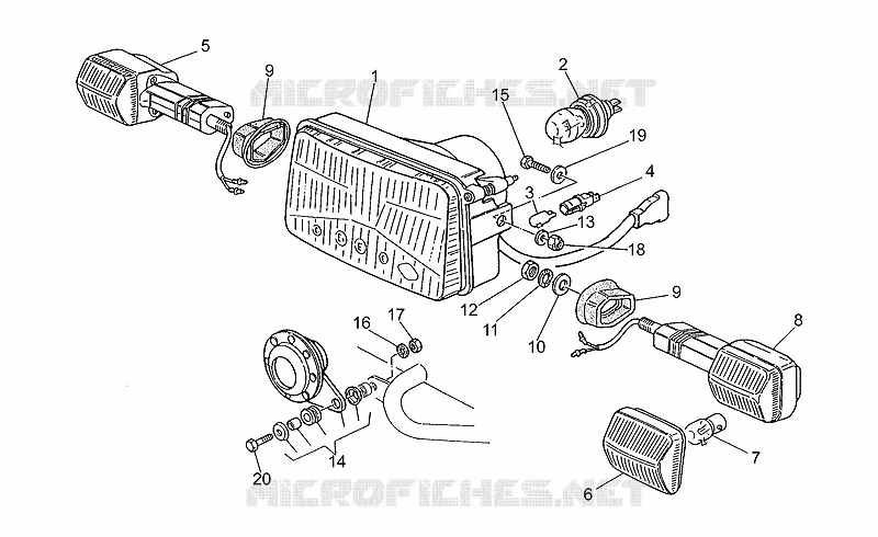 Headlight-Horn