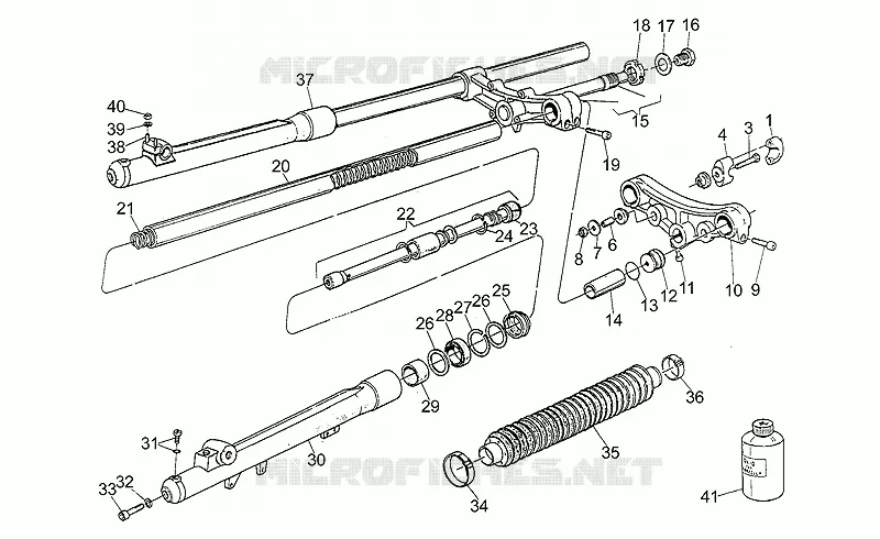 Front shock absorber