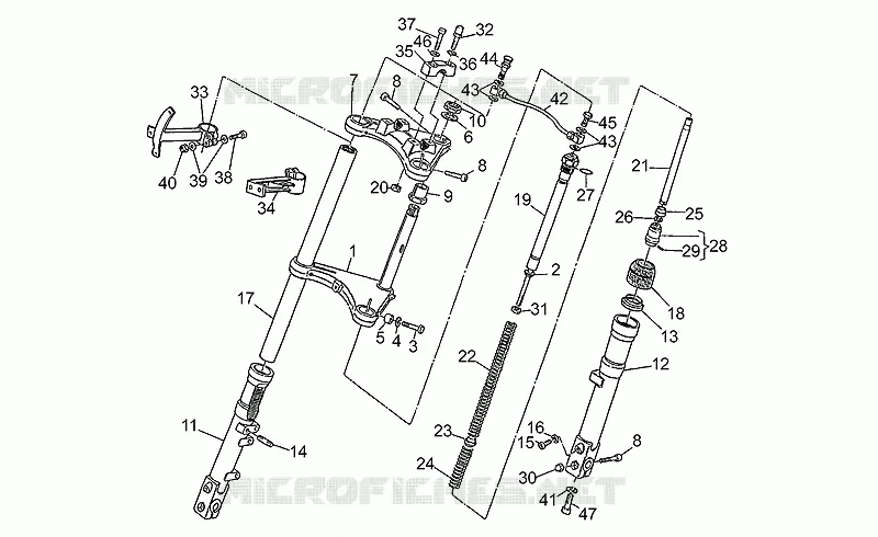 Front shock absorber