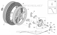 Rear wheel - drum brake