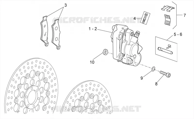 Front brake caliper