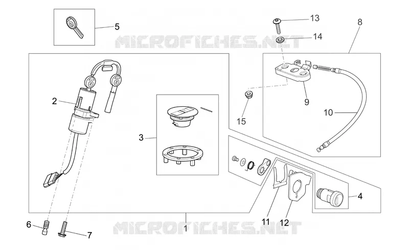 Lock hardware kit