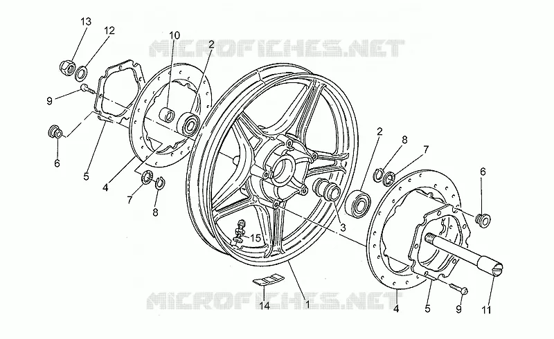 Front wheel, alloy
