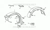 Front/Rear mudguard