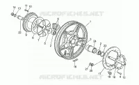 Rear wheel, alloy