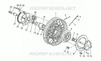 Rear wheel, spokes