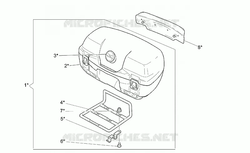 45 L Optional top box