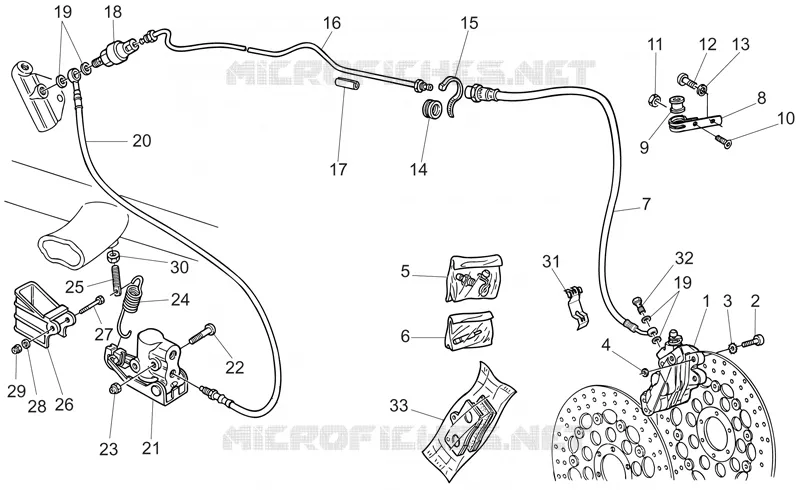 LH Front brake system