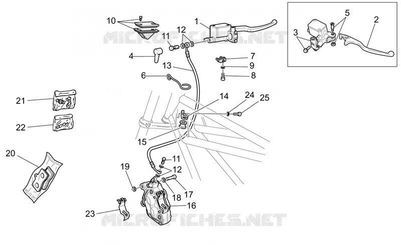 Front brake system