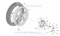 Rear wheel - drum brake