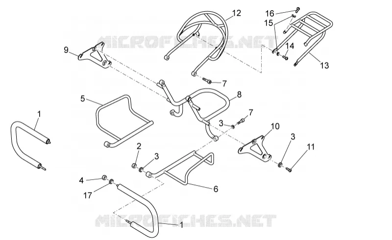 Luggage rack-Cases bracket