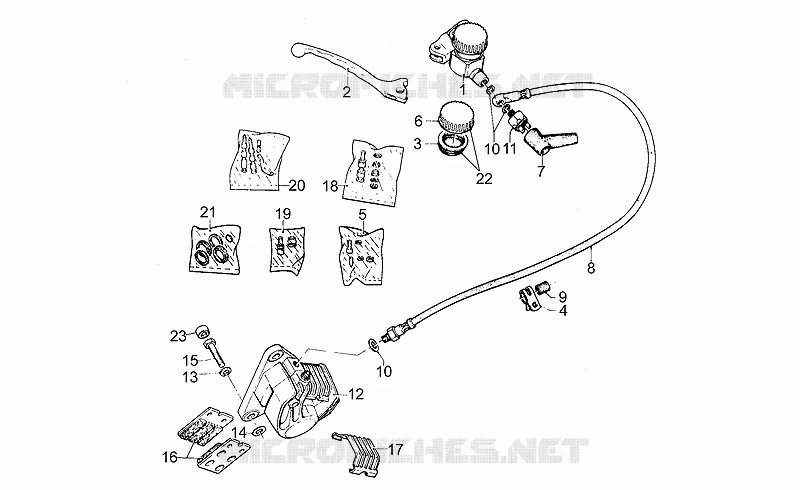 RH Front brake system