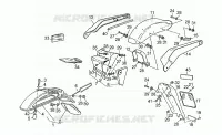 Front/rear mudguards