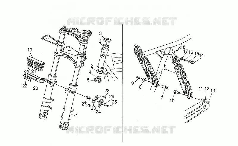 Front/rear shock absorber