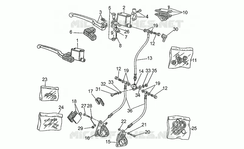 Front brake system