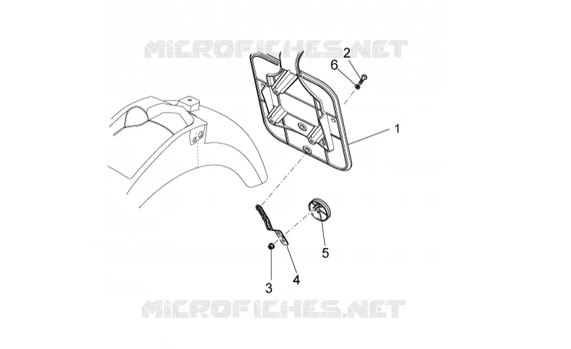 Rear body - Rear handle