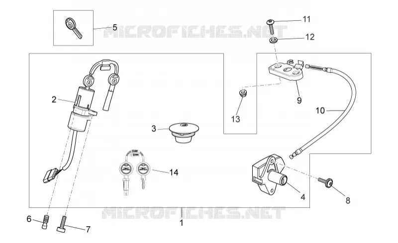 Lock hardware kit