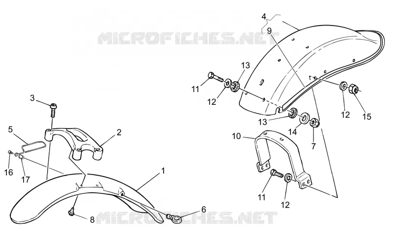 Front/Rear mudguard