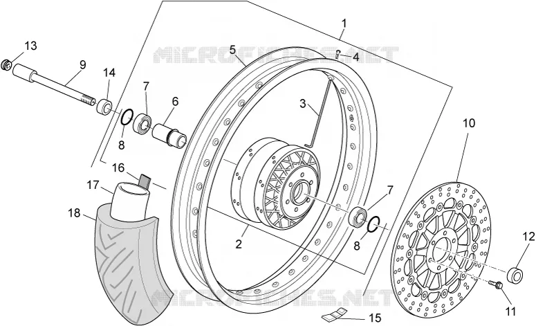 Front wheel I