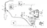 Rear brake caliper