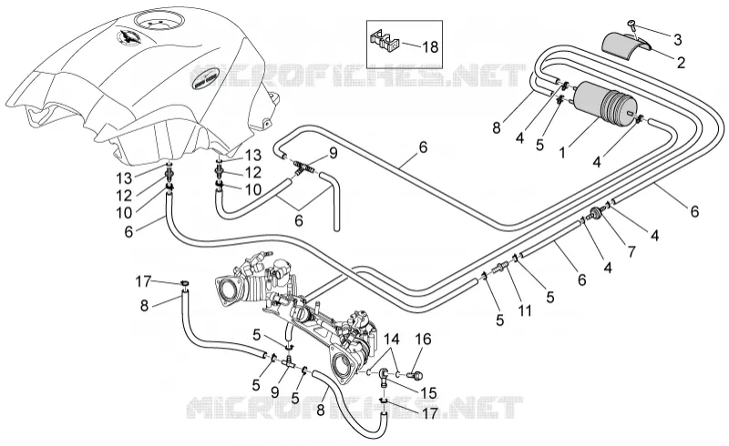 Fuel vapour recover system