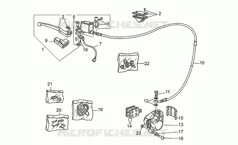 Front brake system