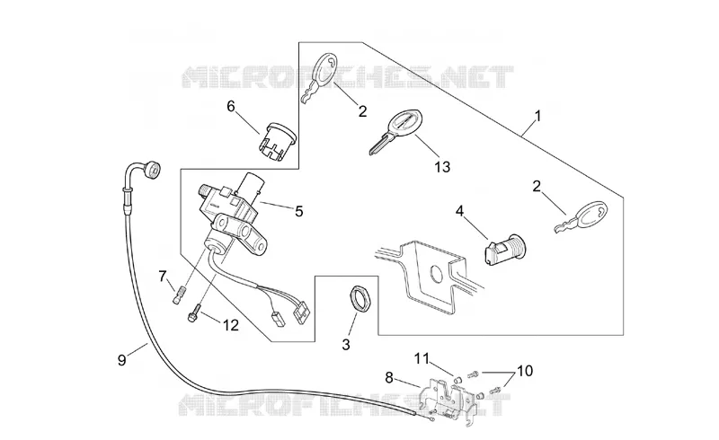 Lock hardware kit