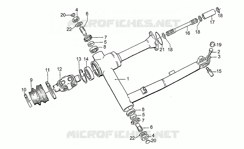 Gear lever 1991-D