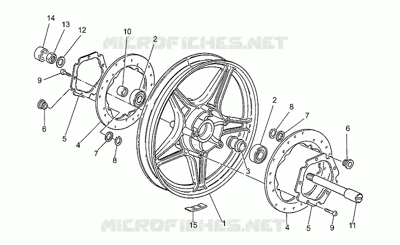 Front wheel, alloy