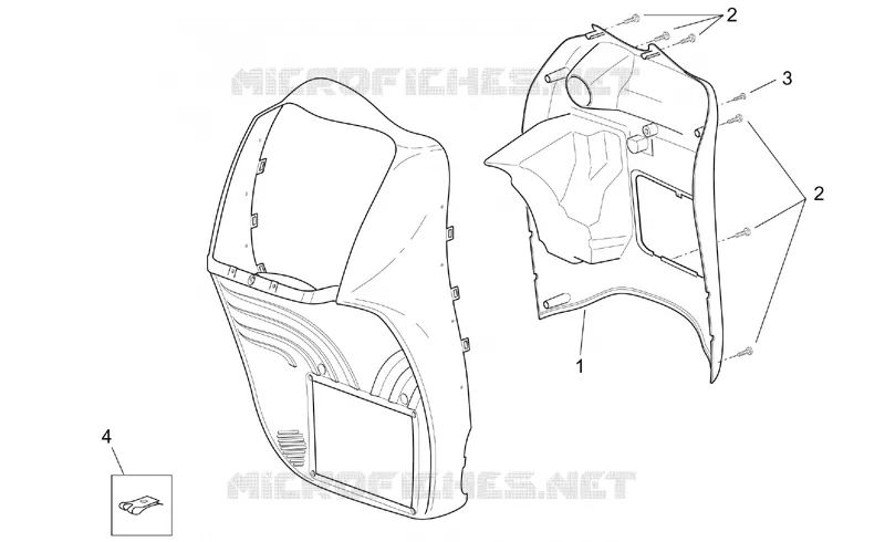 Front body - Internal shield