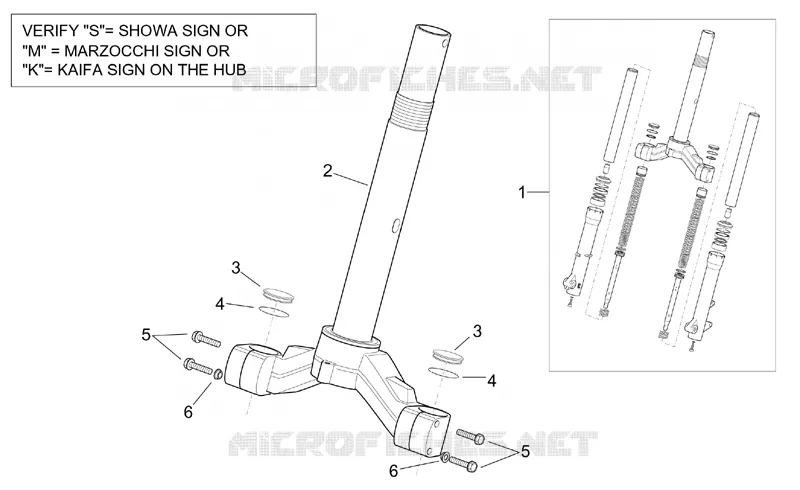 Front fork - Stem base