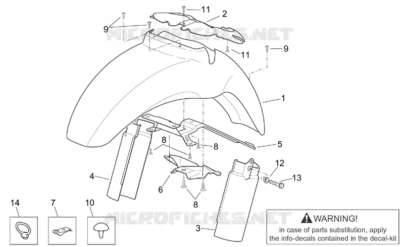 Front body - Front mudguard