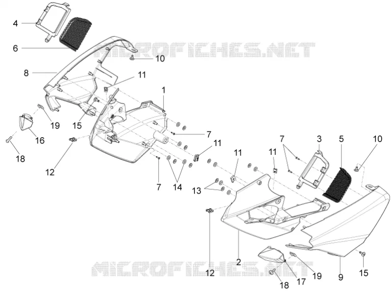Front body - Duct
