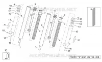 Showa front fork - Hubs, sleeves