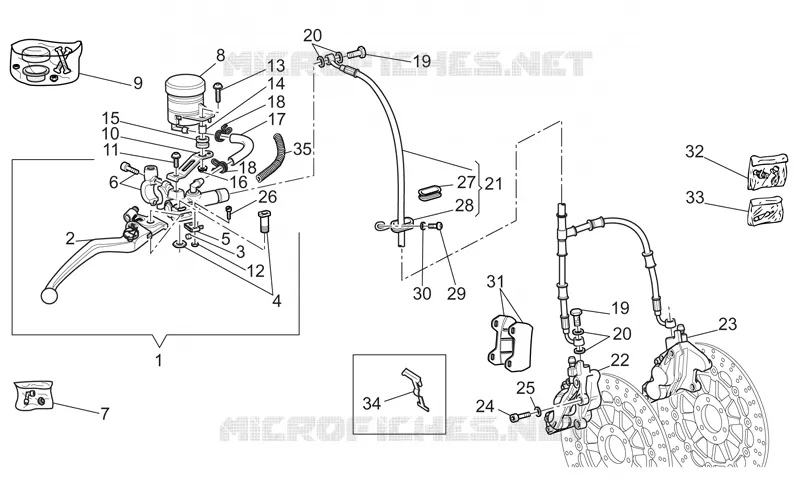Front brake system