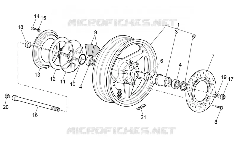 Rear wheel