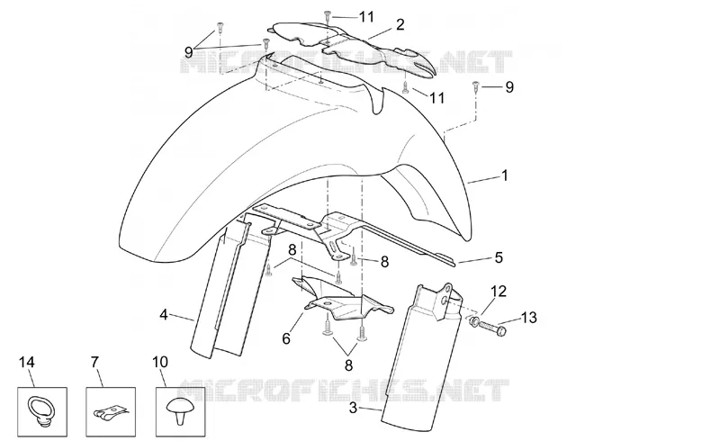 Front body - Front mudguard