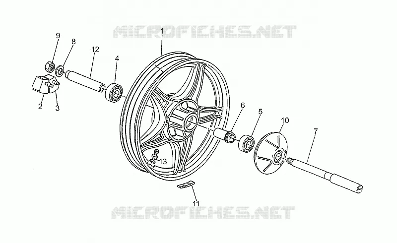 Rear wheel