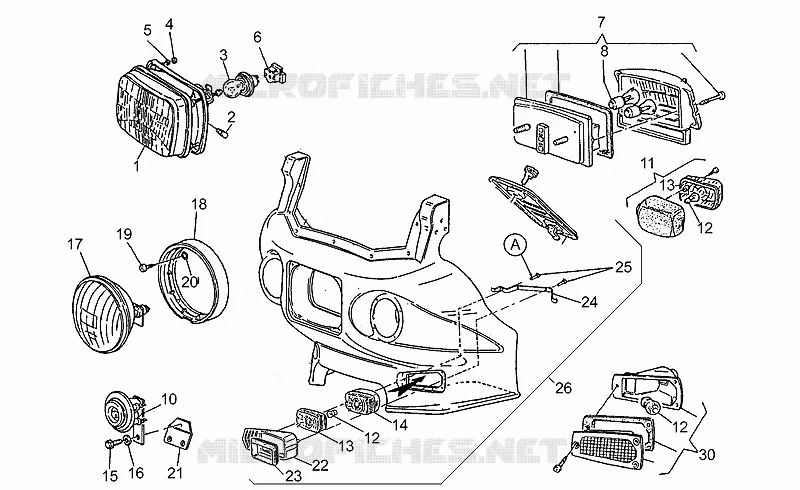 Headlight-Horn