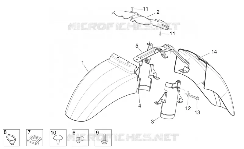 Front body - Front mudguard