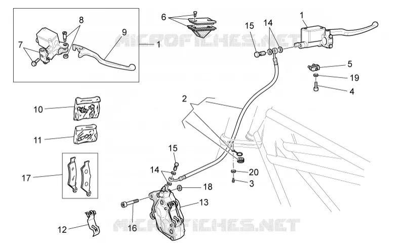 Front brake system