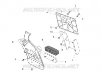 Rear body  II- Plate holder
