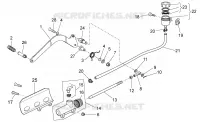 Rear master cylinder